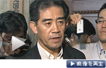 自民党の逢沢一郎国会対策委員長は70日の会期延長に反対する考えを示した（22日午前、国会内）