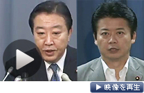 菅首相の「脱原発依存」に対し閣内から批判が相次いだ（テレビ東京）