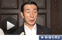 高速増殖炉「もんじゅ」について言及する高木文科相（15日）