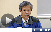 金町浄水場の水道水から、基準を上回る放射性ヨウ素が検出されたと発表する東京都水道局の担当者(23日)