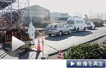 愛知県豊橋市では約15万羽の鶏の殺処分が始まった（27日）＝テレビ東京